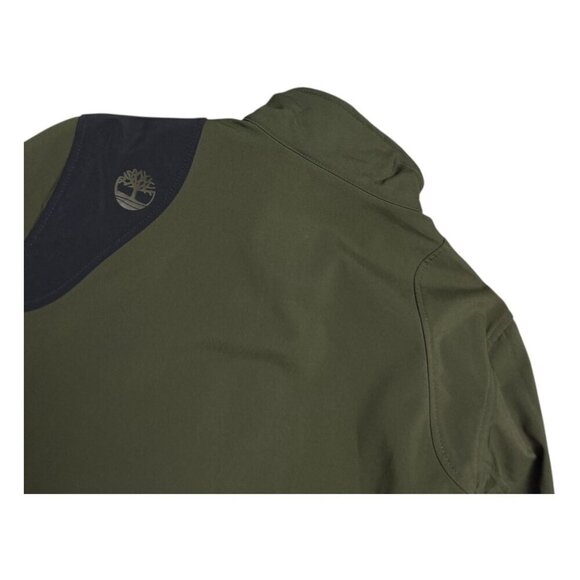 TIMBERLAND Waterproof Green Shell Windbreaker Outdoor Light Jacket Mens Medium - Picture 6 of 6